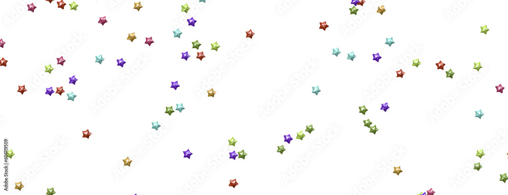 The stars background with sparkle lights confetti falling is a magical sight,