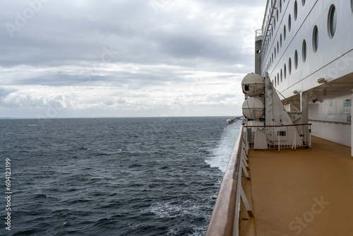 An Bord eines Schiffes im Kattegat zwischen Nordsee und Ostsee © Jan