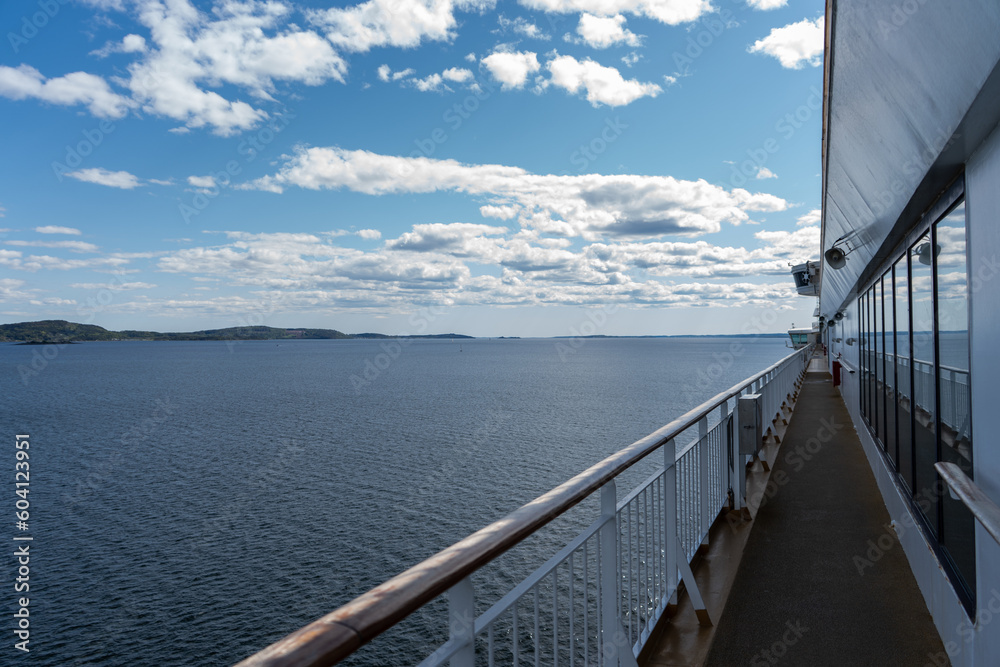 An Bord eines Schiffes im Kattegat zwischen Nordsee und Ostsee An Bord eines Schiffes im Kattegat zwischen Nordsee und Ostsee