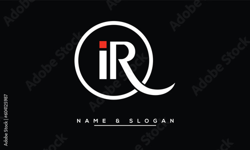 IR,  RI,  I,  R   Abstract  Letters  Logo  Monogram