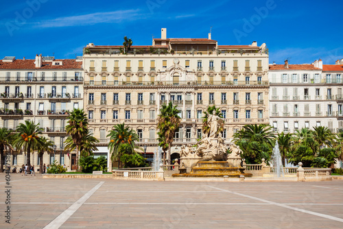 Freedom Square in Toulon, France