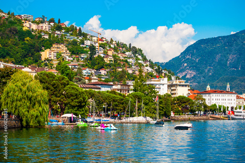 Fotografie Locarno town on Lake Maggiore