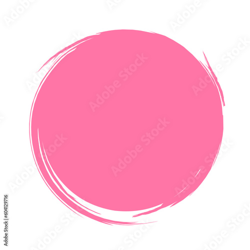 circle brush stroke background