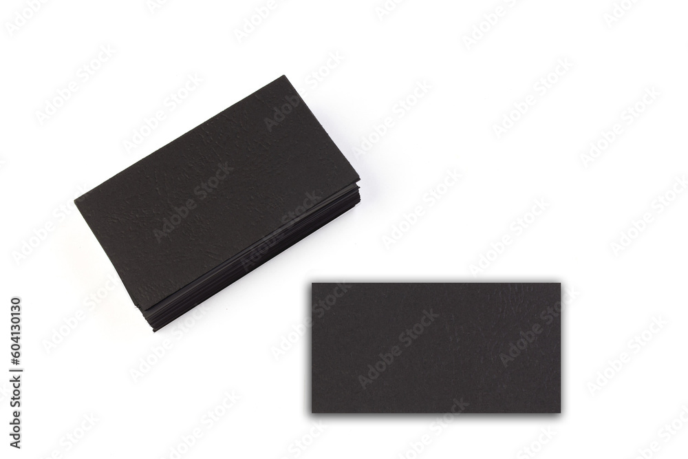 black blank on white background. stack. Top view. black blank on white background. stack. Top view.