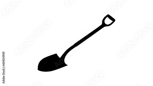 shovel silhouette photo