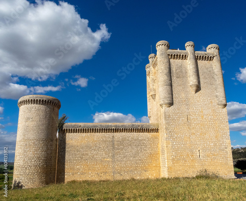 Castillo de Torrelobatón (siglo XIII). Fue declarado Patrimonio Histórico en 1949. Valladolid, Castilla y León, España. photo