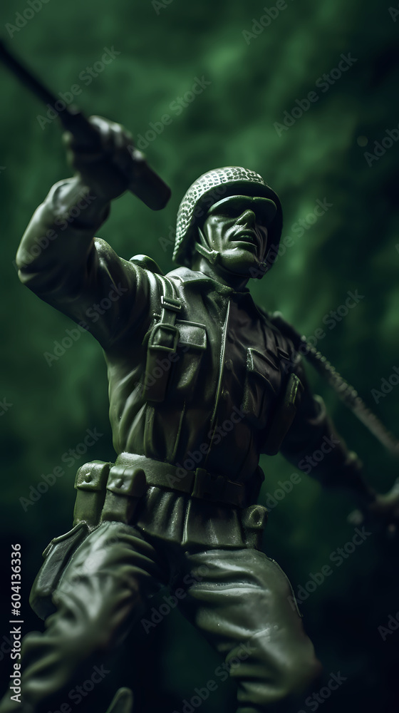soldier in camouflage