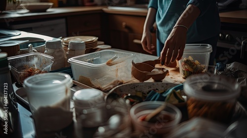 Eco-Conscious Kitchen: Sorting Recyclables and Food Waste. Generative AI