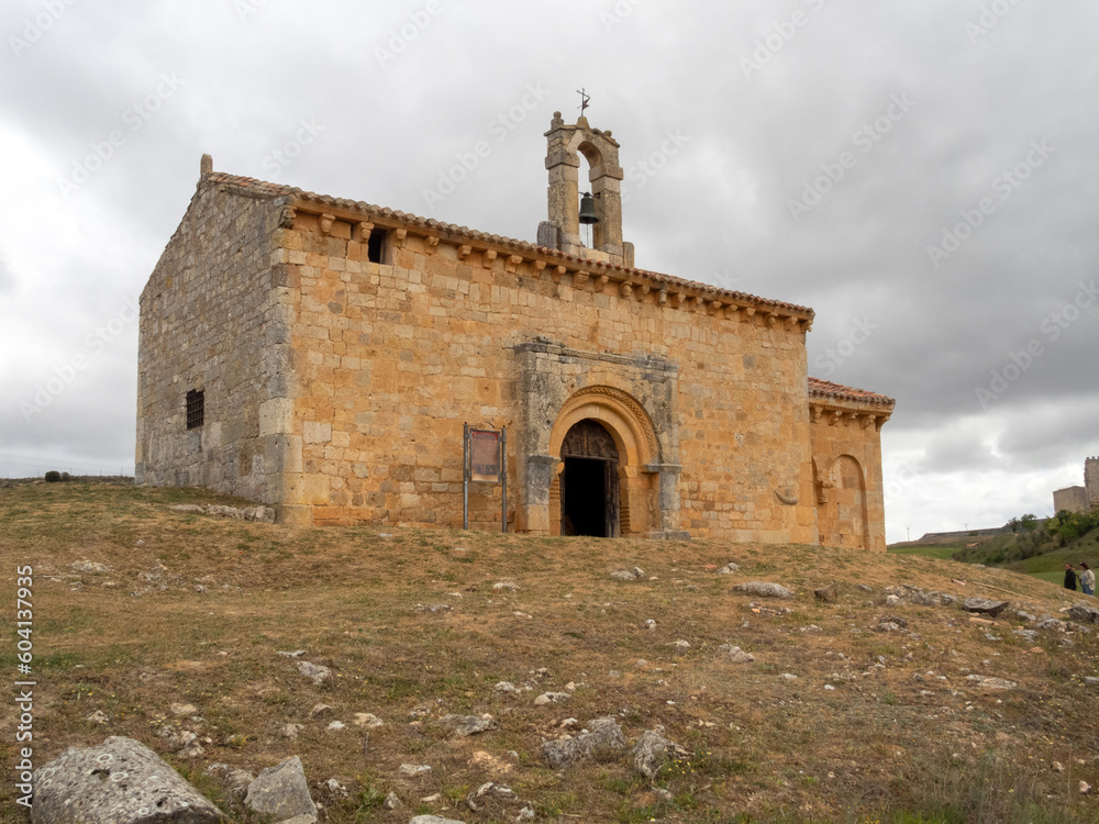 Ermita del Santo Cristo de San Sebastián (siglo XII). Coruña del Conde, burgos, España.