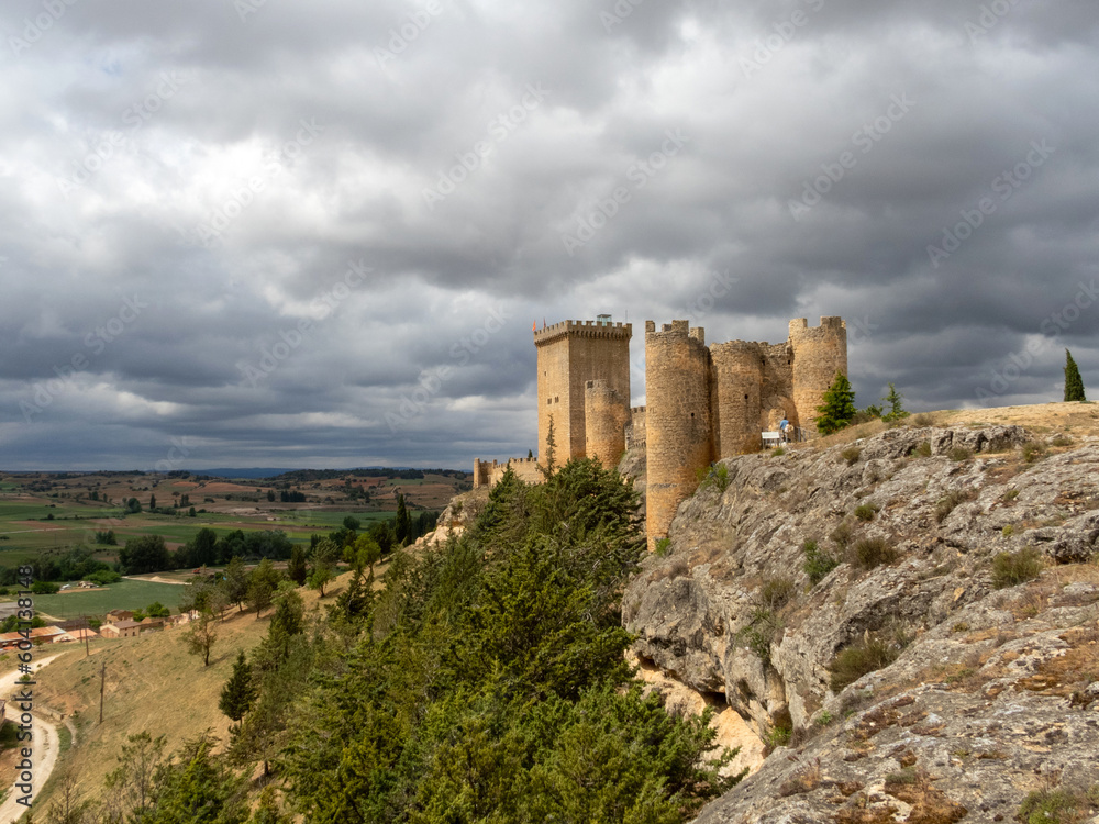 Castillo de Peñaranda de Duero (siglo XI). Burgos, Castilla y León, España.