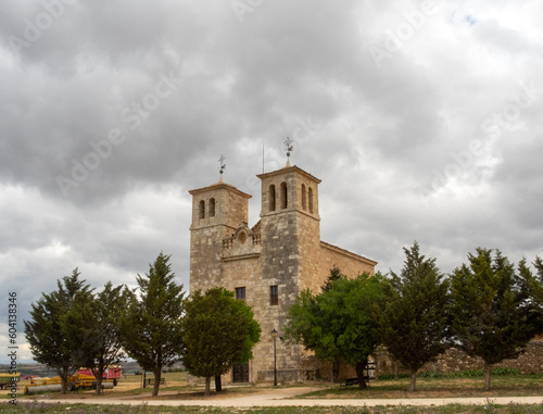 Ermita neoclásica de la Virgen de Castroboda (siglo XVIII). Maderuelo, Segovia, España.