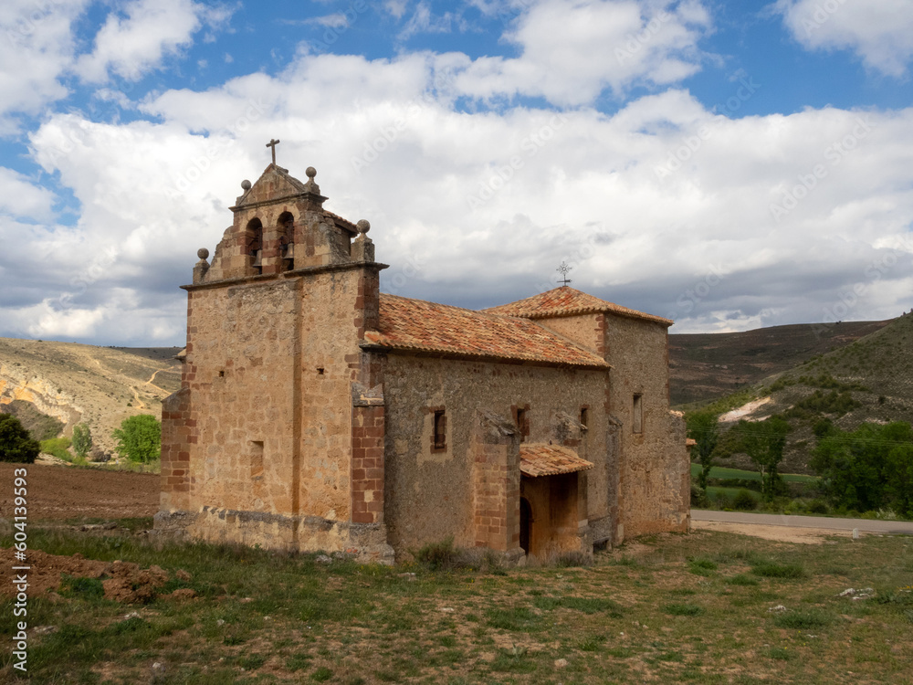 Ermita de la Virgen del Monte (siglo XVIII). Caracena, Soria, España.