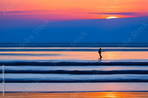 beautiful sunset at the beach 1