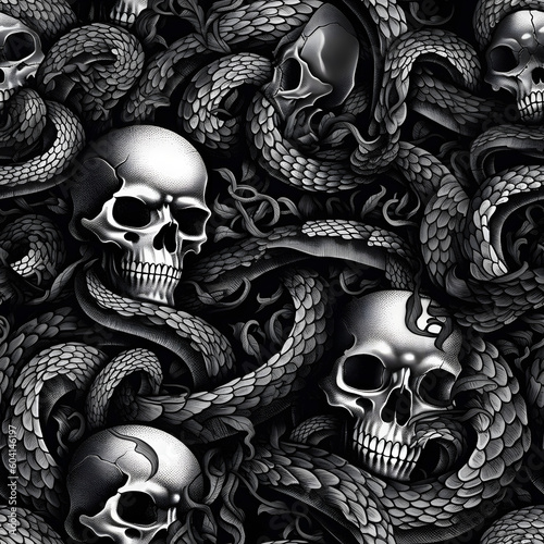 Skull pattern