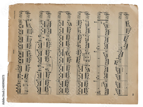 Sheet Music - partitura - musical symbols