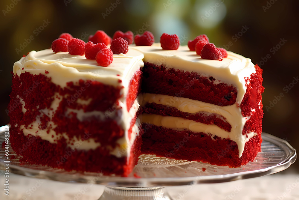 Red Velvet Cake Popular in the United States, red velvet cake is a