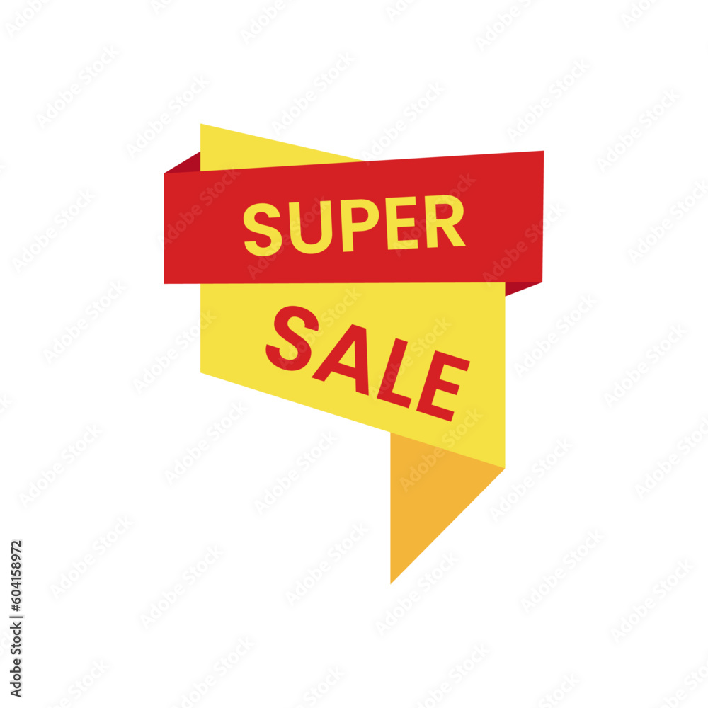 Vector illustration super sale banner template design, Big sales special offer end of season party background Vector illustration super sale banner template design, Big sales special offer end of season party background