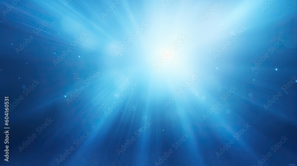 Fototapeta premium Blue Light Ray Abstract. Generative AI 
