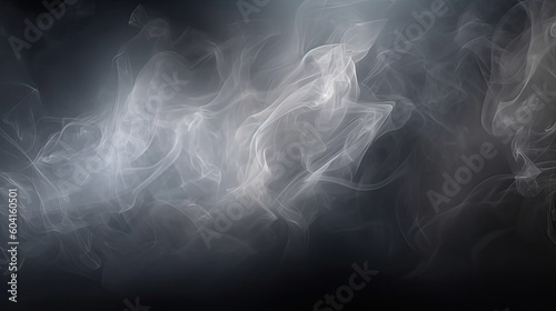 Dark Smoke background. Generative AI 
