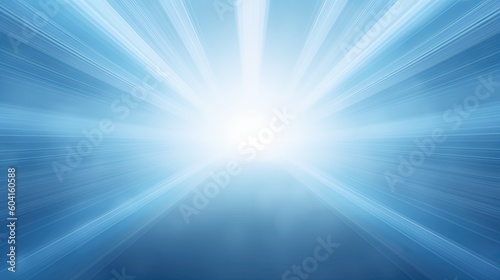Abtract blue light rays background. Generative AI 