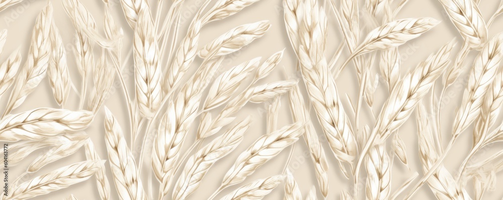 n Abstract Horizontal background, wheat flowing, carved, and engraved in ivory. Liquid flow texture. Fluid art Abstract-themed, photorealistic illustrations in JPG.generative ai
