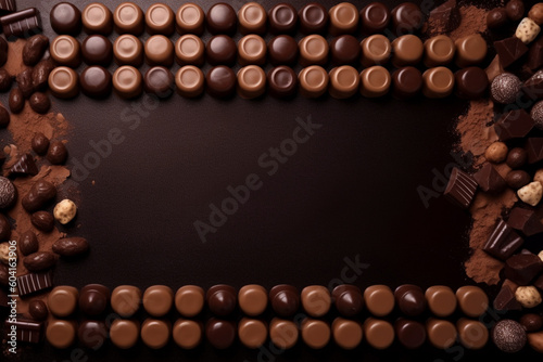 Chocolates background