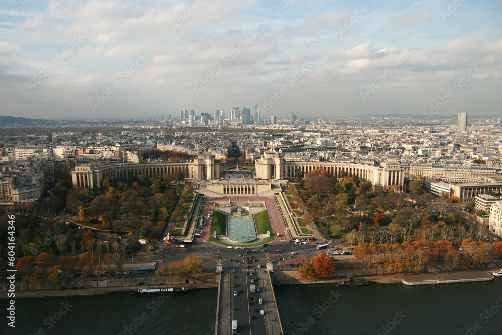 Paris panorama, France, European cityscape, streets landscape Paris panorama, France, European cityscape, streets landscape