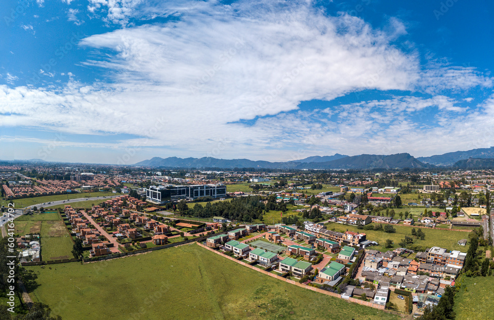 Aerial panoramic photography of Cajica Cundinamarca | Colombia