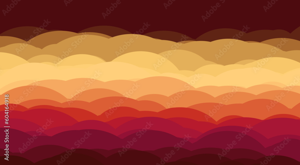 Abstract background like clouds at sunset. Flat design Abstract background like clouds at sunset. Flat design