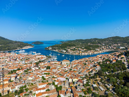 Vela Luka on island Korcula in southern Croatia.