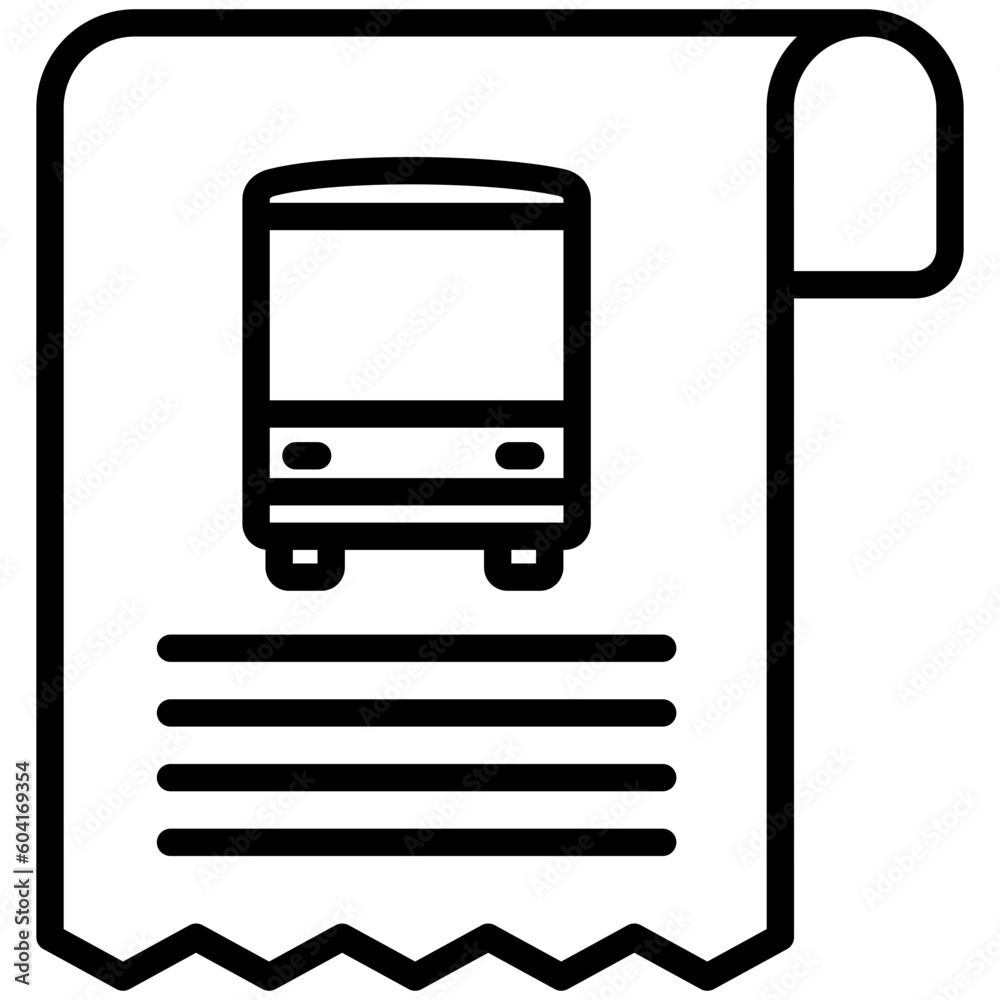 bus ticket, vacation, public transport, vector icons for web design, app, banner, flyer and digital marketing. bus ticket, vacation, public transport, vector icons for web design, app, banner, flyer and digital marketing.