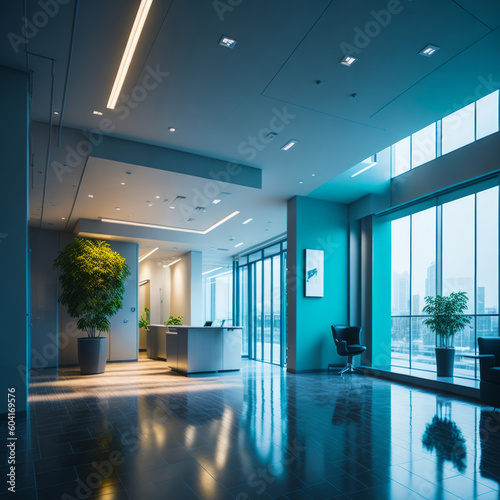 Lobby of institution