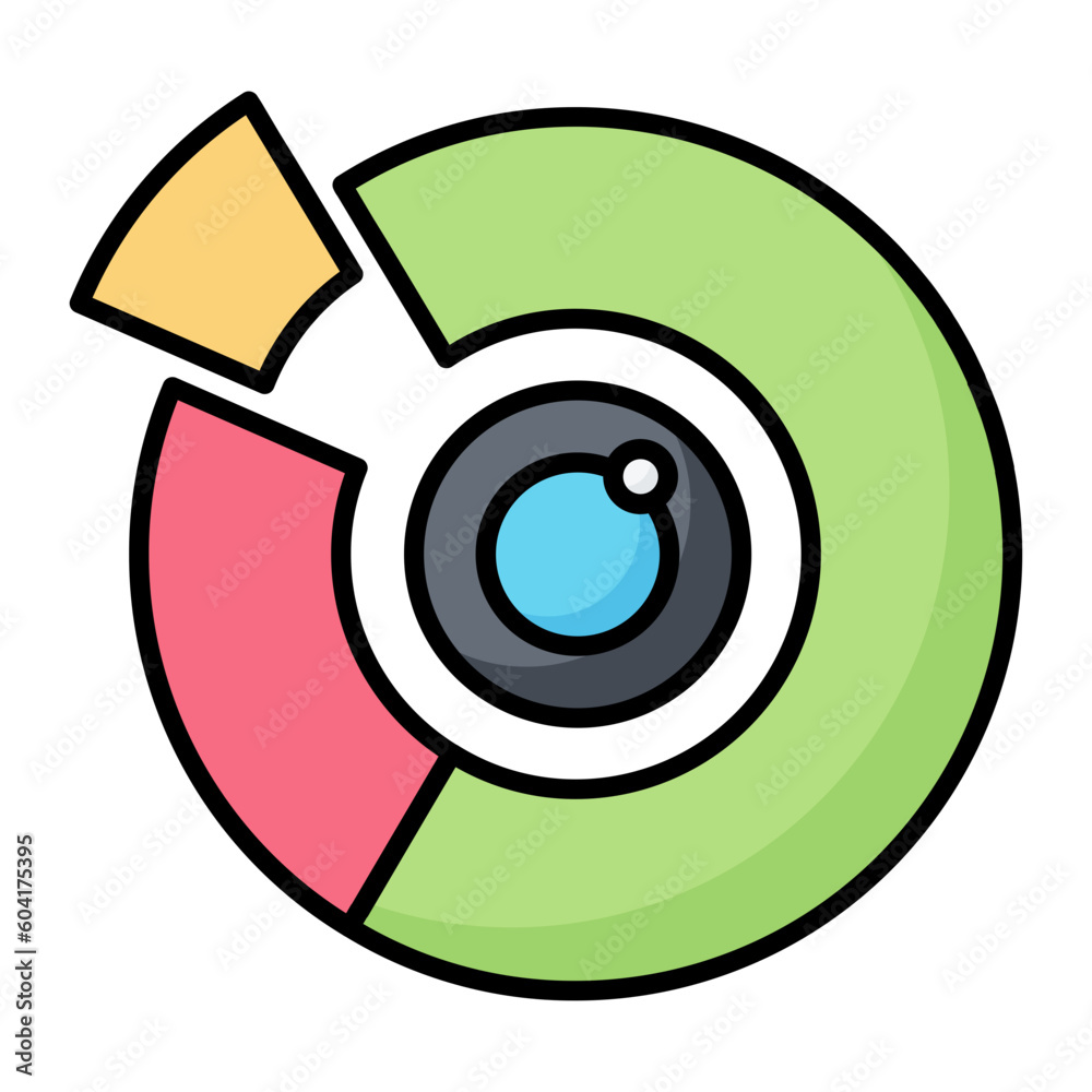Vision Line Color Icon Vision Line Color Icon