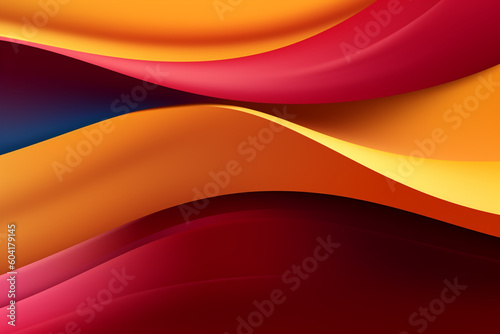 multi colored abstract colorful gradient wavy papercut overlap layers background ai generatve 