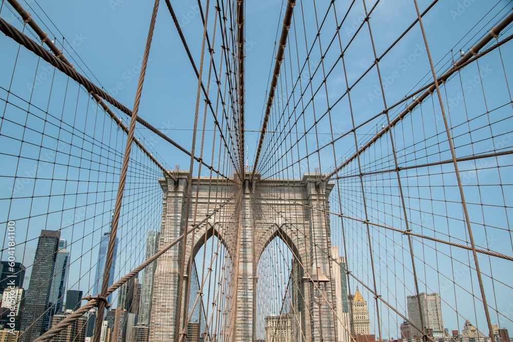 Fototapeta premium Brooklyn Bridge, New York City, Manhattan, NYC, NY, USA 
