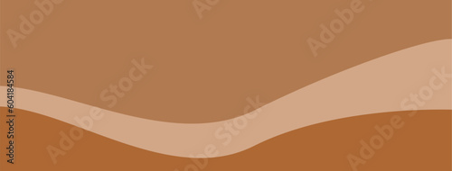 Minimalist modern art abstract vector background in nude beige colors.