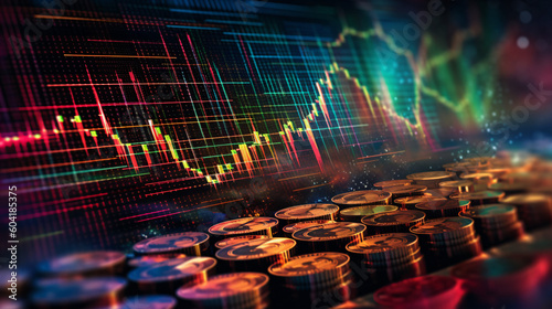 The pulsating energy of cryptocurrency trading. Generative AI