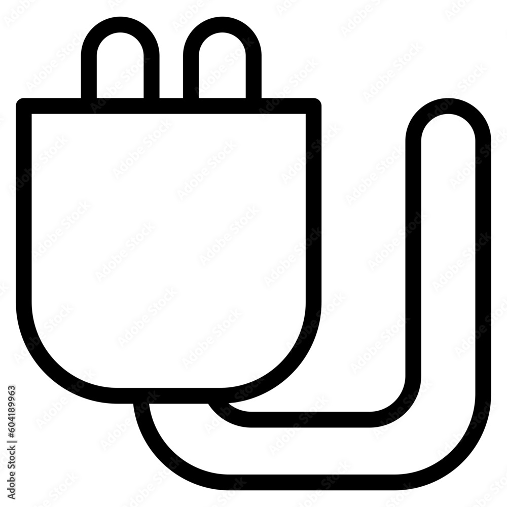 Plug Line Icon Plug Line Icon