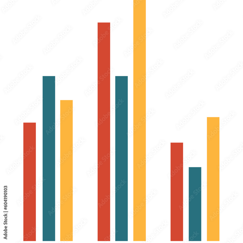 Business data graphic diagram element Business data graphic diagram element