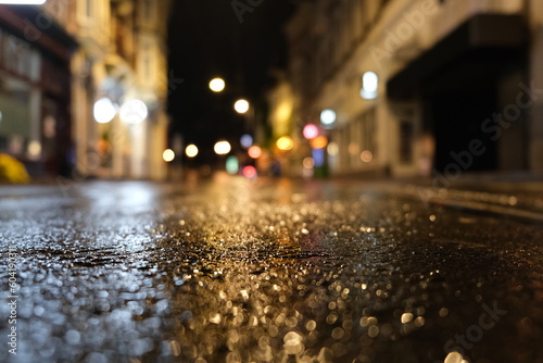 Cuadro en lienzo strada di notte