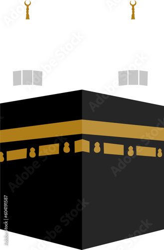 illustration of Kaaba in Mecca 
