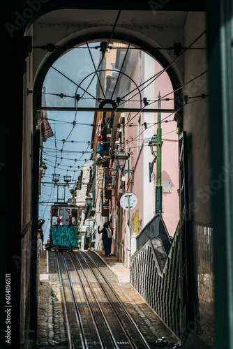 Bica Furnicular in Lisbon, Portugal photo