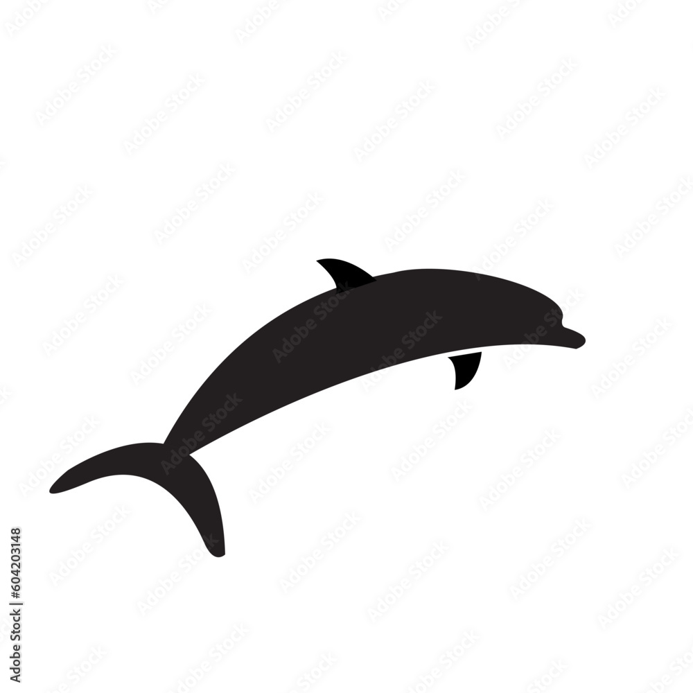 Fototapeta premium dolphin icon
