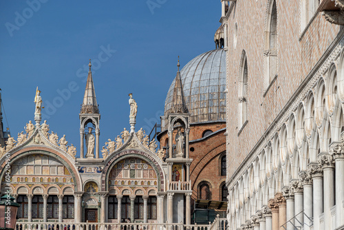 Palazzo Ducale and Basilica di San Marco, UNESCO World Heritage Site, Venice, Veneto, Italy photo