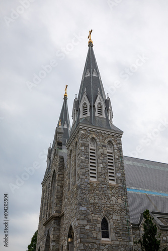 Philadelphia,Pennsylvania,USA - July 7 2022: Villanova University St. Thomas of Villanova Parish.