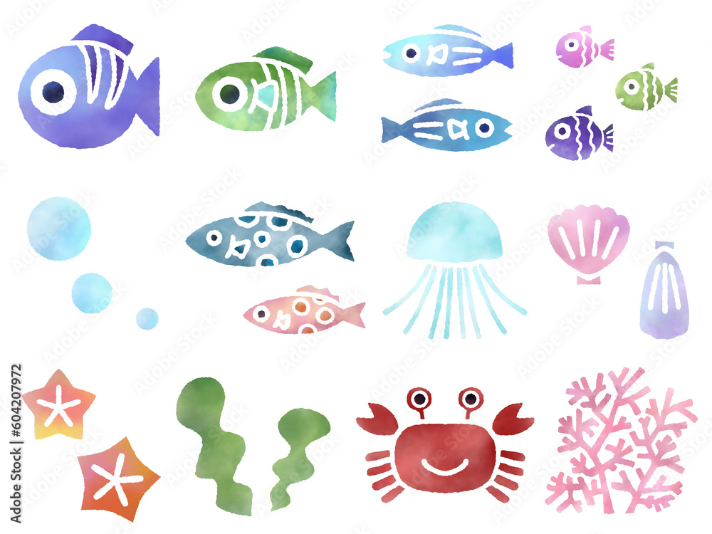 海の生き物C 海の生き物C