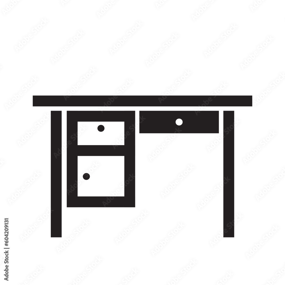 study desk icon study desk icon