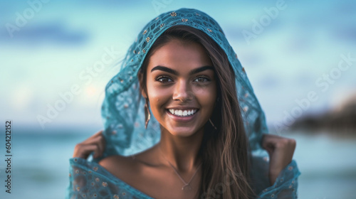 young adult woman or teenag...