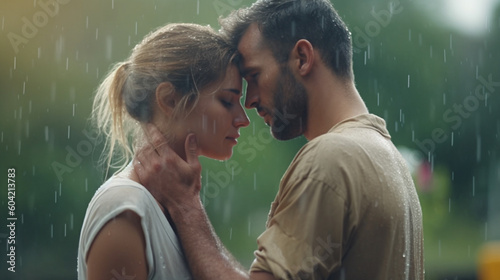 woman and man, couple or fr...