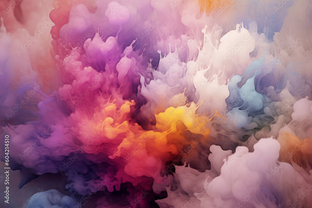 Colorful Clouds Under Sun In Abstract Pattern Design In Phot Colorful Clouds Under Sun In Abstract Pattern Design In Phot